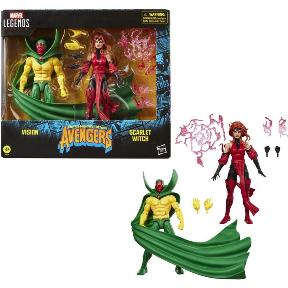 Avengers: The Crossing Comics - Marvel Legends - Vision & Scarlet Witch Action